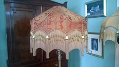 Victorian Brass and Copper Extendable Standard Lamp