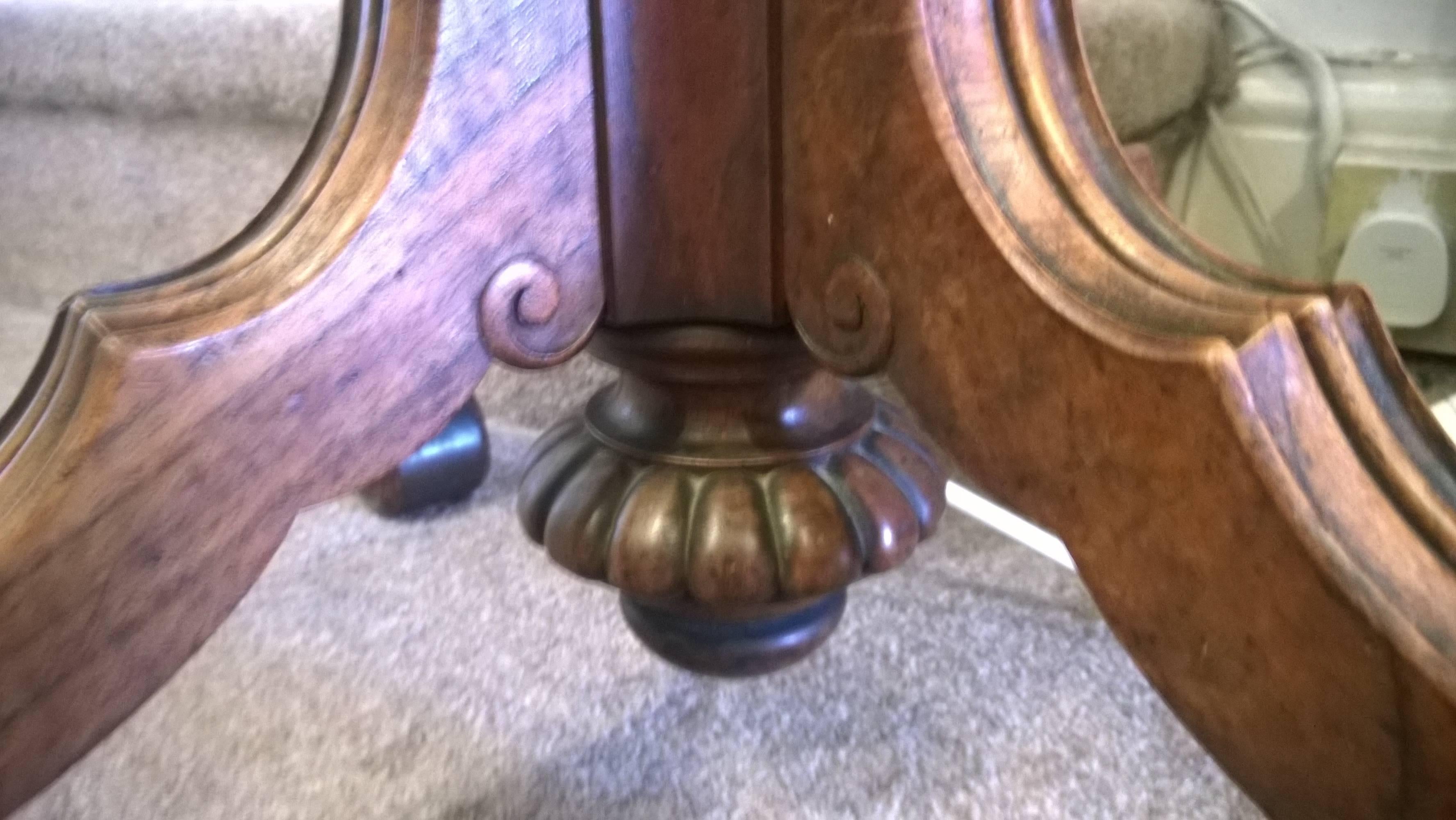 French Mid-19th Century Walnut Occasional Side Table 2