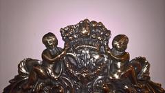 Pair of Brass Twin-Branch Wall Lights