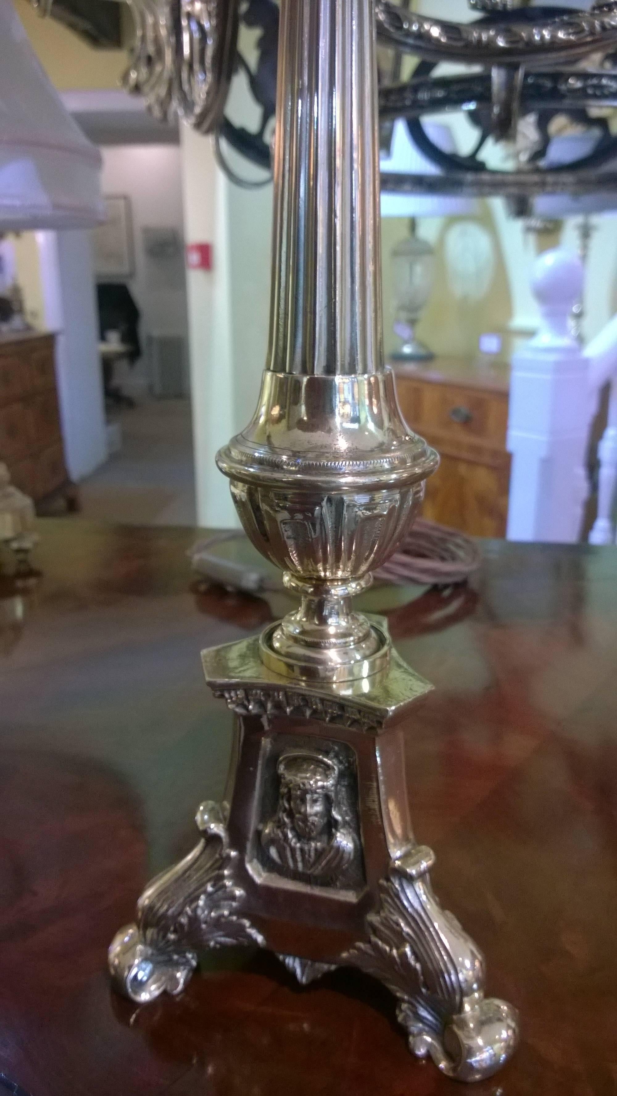 Brass Table Lamp 1