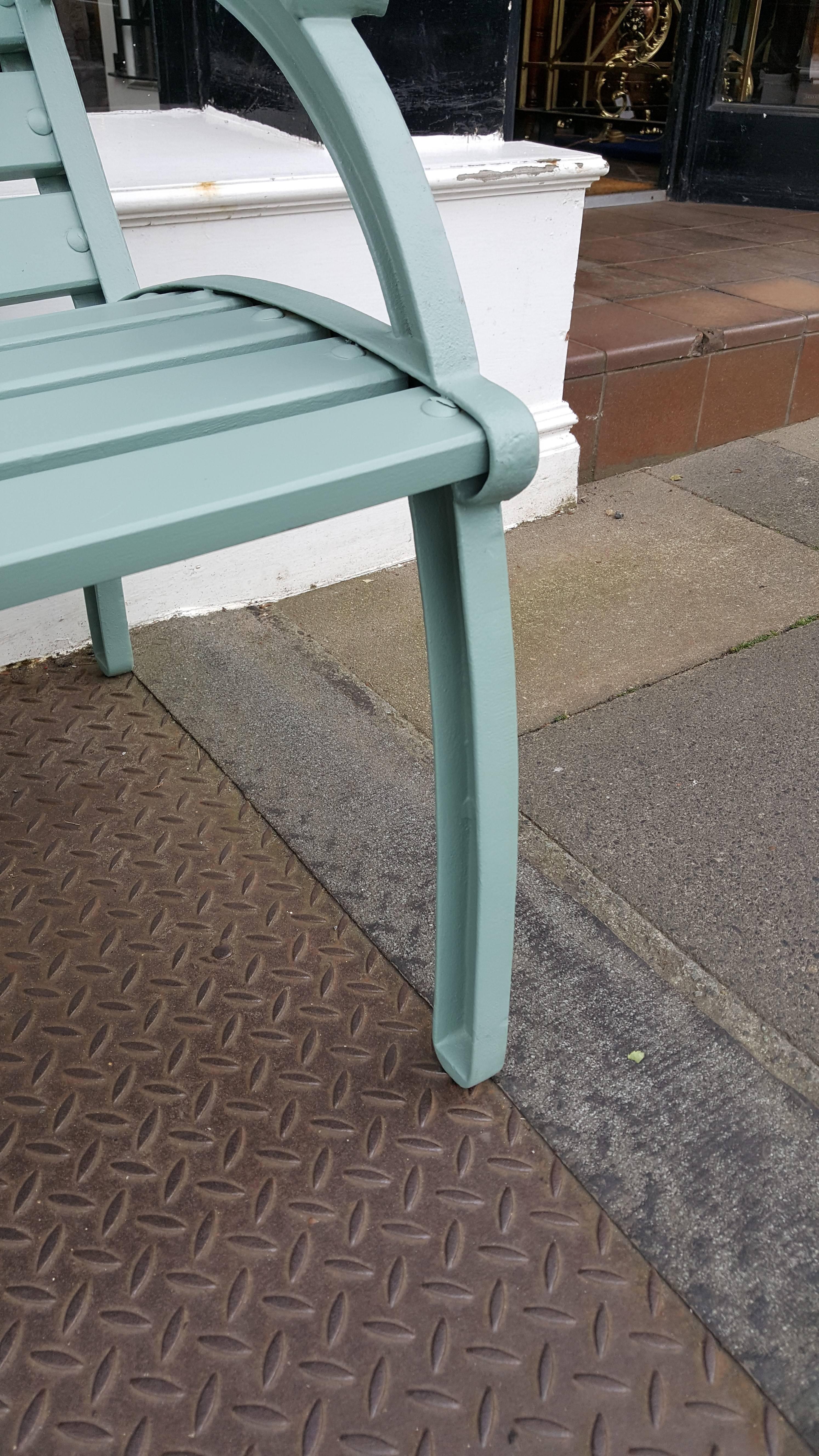 Art Deco Style Garden Bench at 1stDibs art deco garden bench