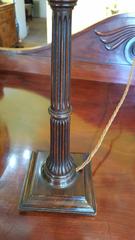 Pair of Edwardian Mahogany Candlesticks