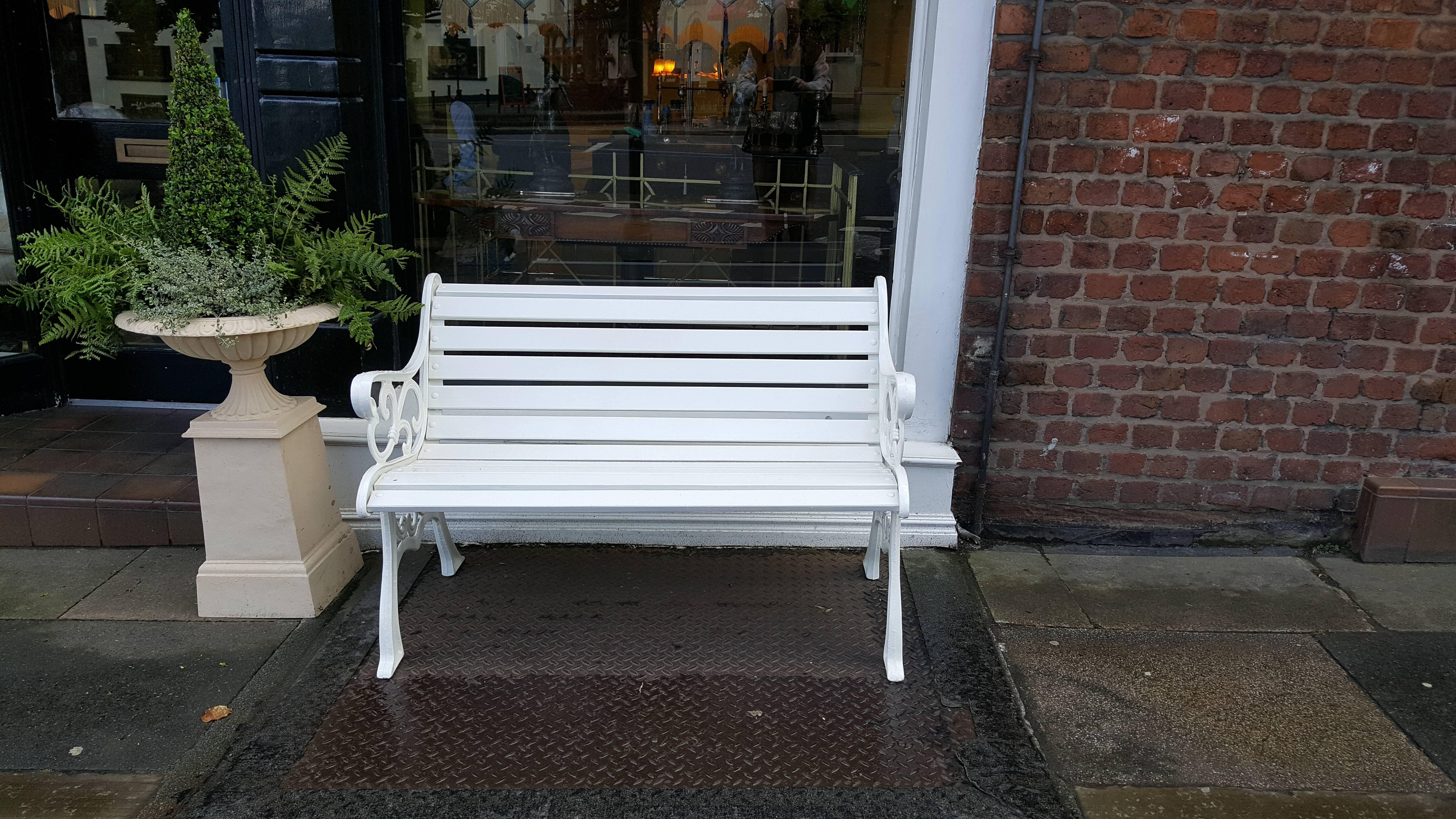 Great Britain (UK) 1930s Cast Iron Bench