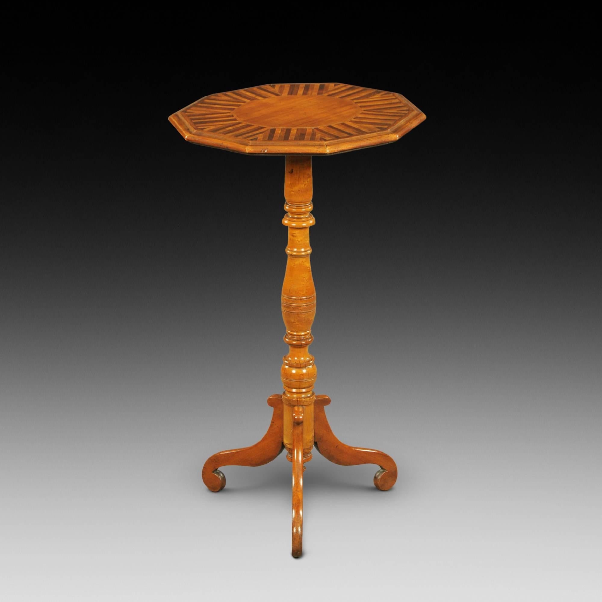 Late 19th Century Victorian Specimen Wood Occasional Table For Sale