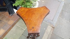 Pair of Late 19th Century Carved Mahogany Torcheres in Adam Style