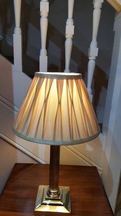 Edwardian Brass Table Lamp