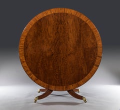 George iv Mahogany and Rosewood Banded Breakfast Table