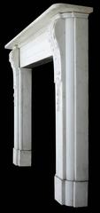 19th Century Regency Statuary Marble Chimneypiece