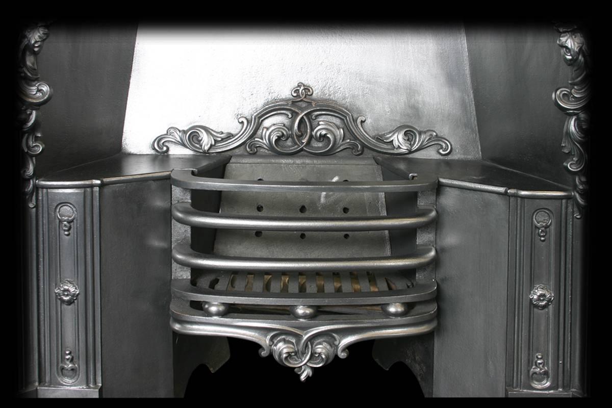Reclaimed 19th Century William IV Cast Iron Grate 1