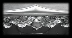 Antique William IV 19th Century Cast Iron Rococo Hob Grate