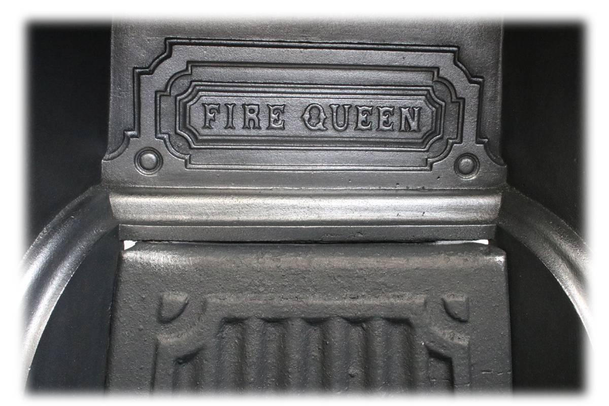 The Fire Queen, a Large Late Victorian Cast Iron Combination Grate 1