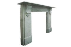 Reclaimed 19th Century Carrara Marble Fireplace Surround