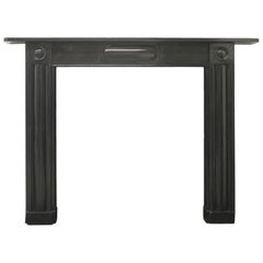 Antique Georgian Black Marble Fireplace Surround