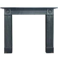 Antique Early 19th Century Regency Slate Fireplace Surround
