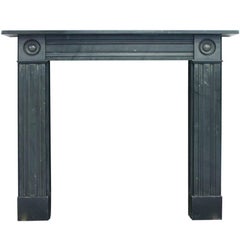 Early 19th Century Regency Slate Fireplace Surround