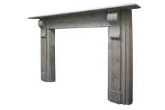 18th Century Georgian Grey Stone Fire Surround