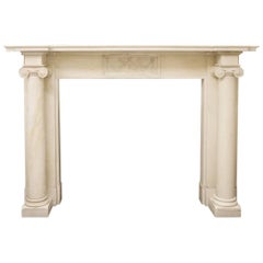 Fine Antique Georgian Fire Surround in Statuary Marble