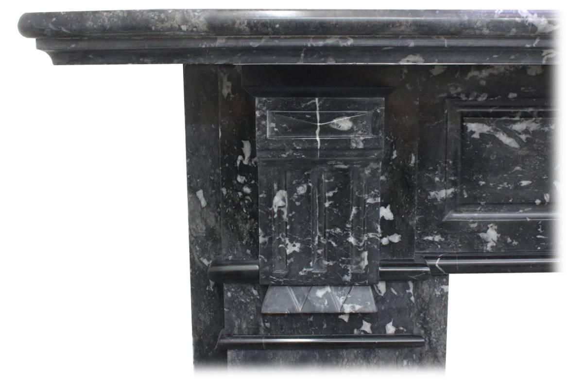 Late 19th Century Late Victorian Fire Surround in St Anne Marble