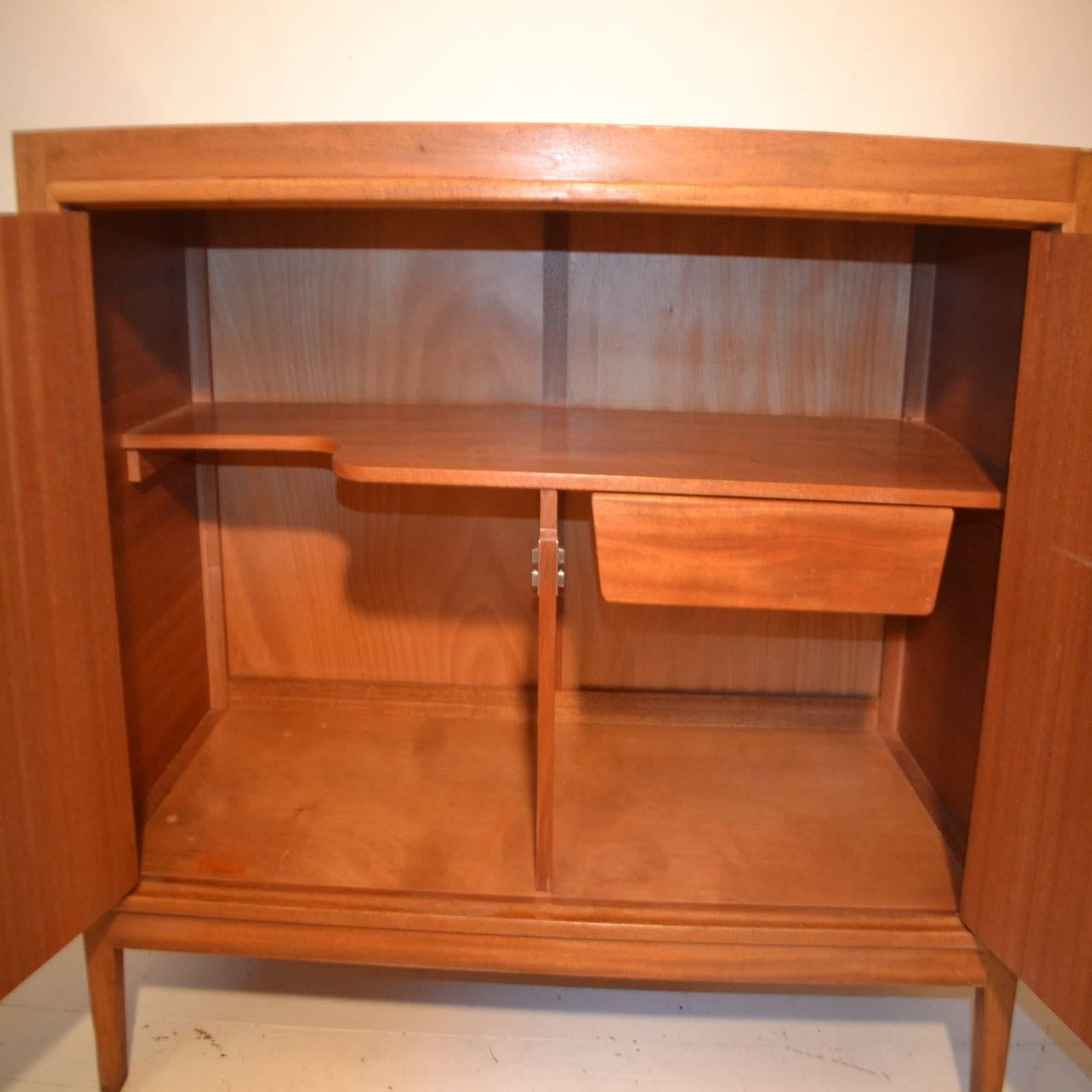 British Rosewood & Mahogany Helix Sideboard by Booth & Ledeboer for Gordon Russell