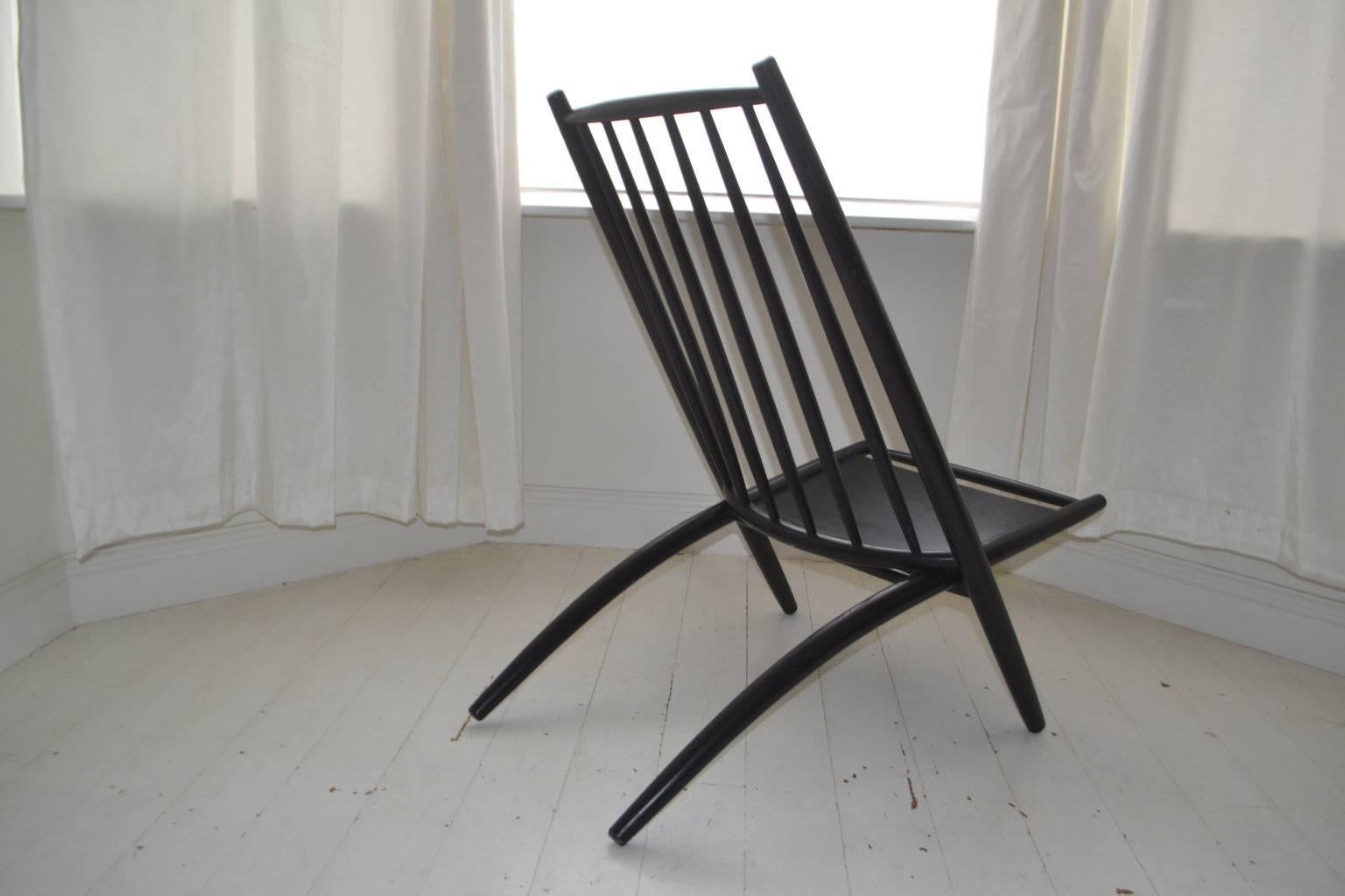 Mid-Century Modern Swedish Easy Lounge Kongo Chair by Alf Svensson for Bra Bohag / Hagafors For Sale
