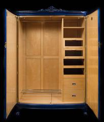 1920s British Wardrobe by Beresford and Hicks Hand-Painted by Kensa Designs