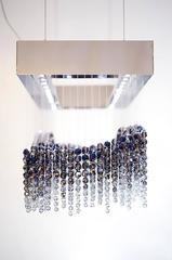 Crystal Midnight Blue Chandelier