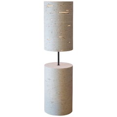 In Stock Whitewash Buoy Table Lamp by May Furniture