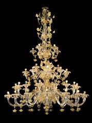 21st Century Murano Hand Blown Glass Chandelier