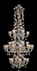 21st Century Murano Hand Blown Glass Chandelier