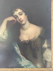 19th Century School of Peter Lilley Painting of a Woman
