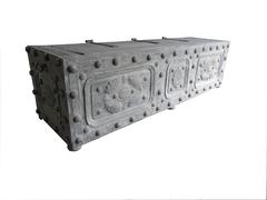 Very Rare 19th Century Egyptian Grain Trunk
