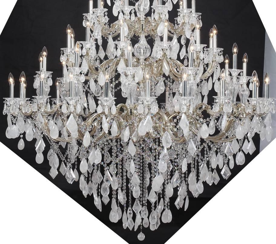Hand-Crafted 21st Century Sixty-Four-Light Chandelier For Sale