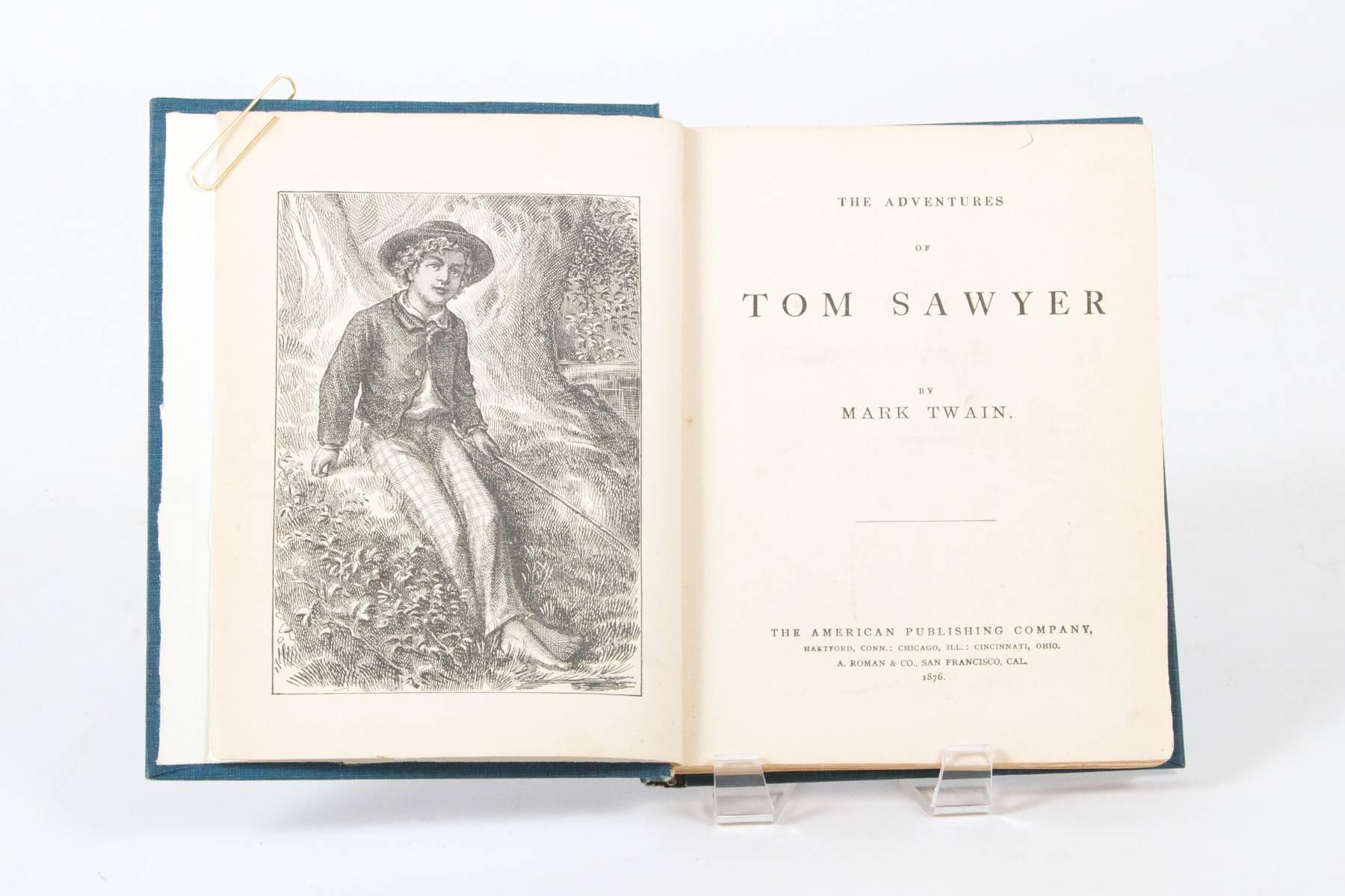 Paper Adventures of Tom Sawyer by Mark Twain, First Edition