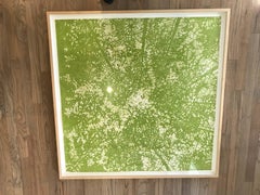 Eve Stockton "Woodland Skyscape" 1/1 , Bright Green with Green Ghost, 2005