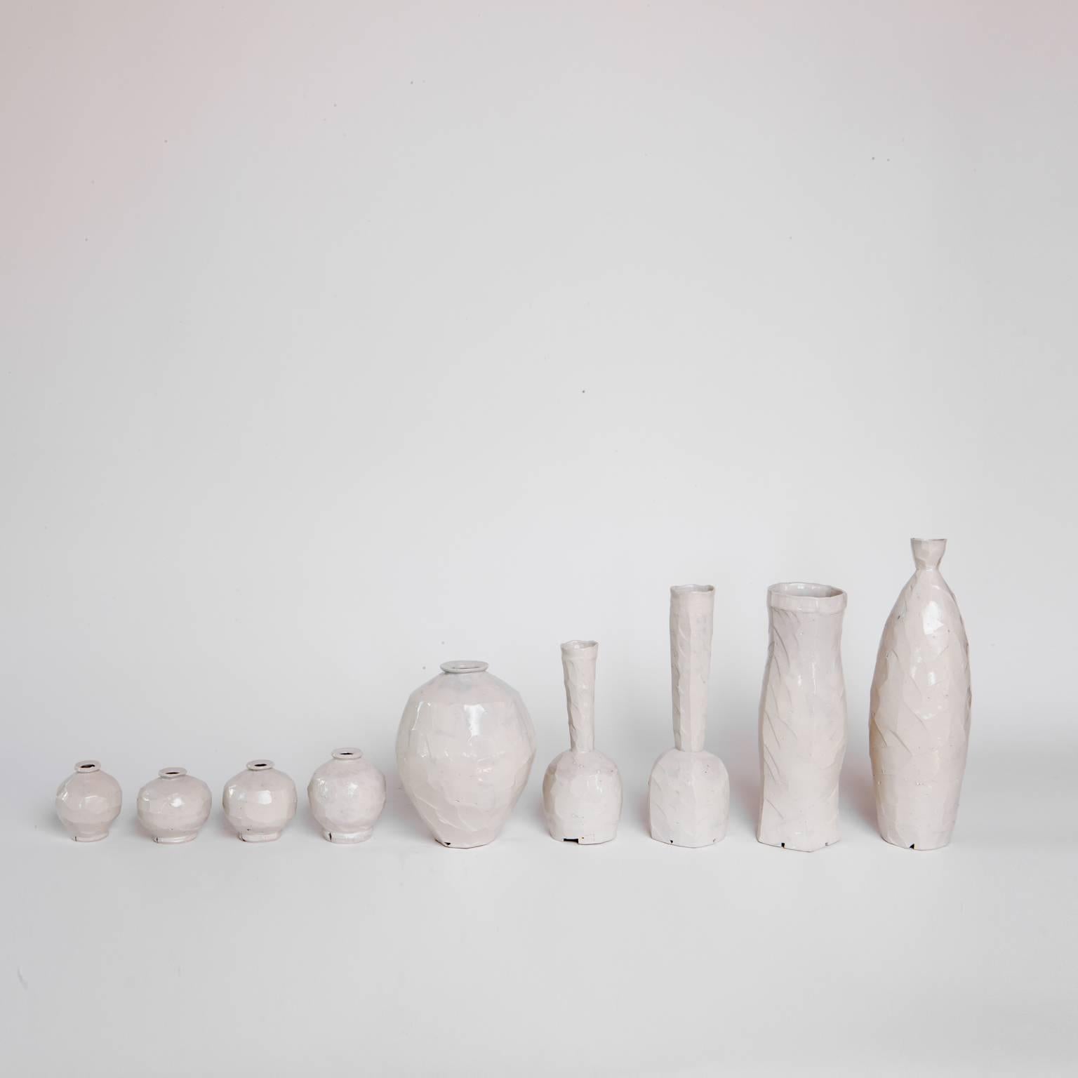 Collection of Porcelain Vessels by Trent Burkett 5