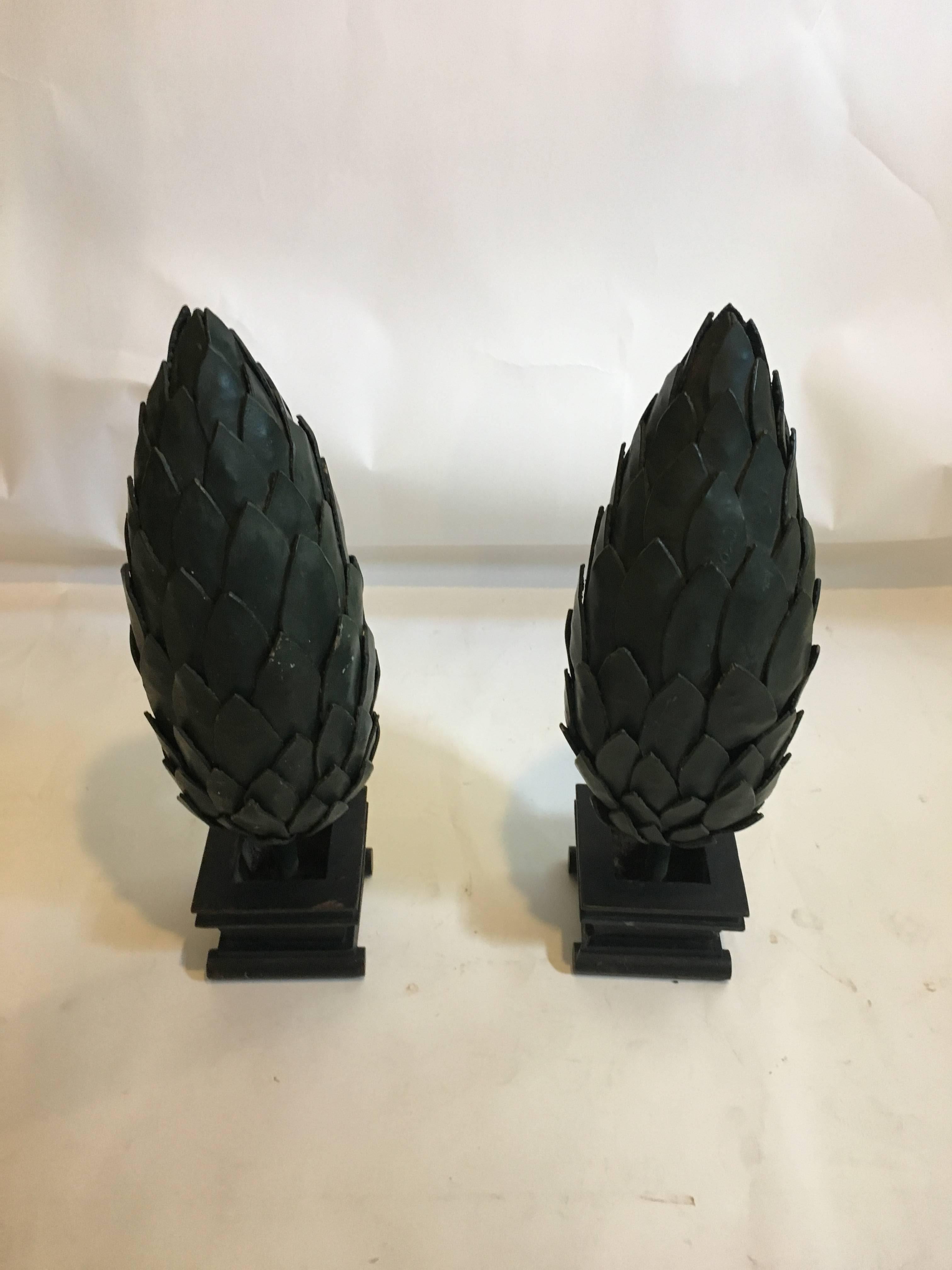 Pair of Metal Topiaries In Excellent Condition In Southampton, NY