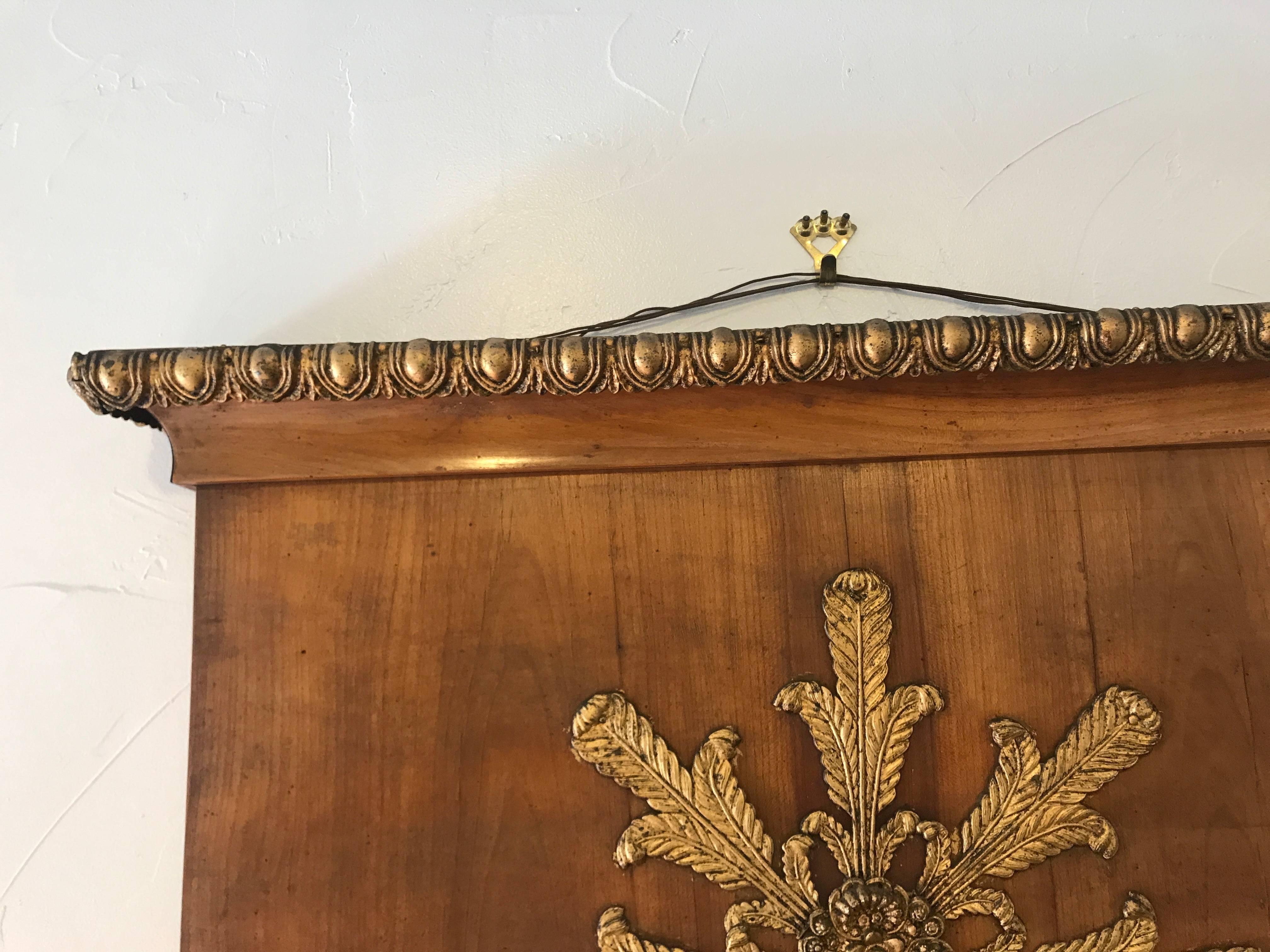 19th Century French Empire Trumeau Mirror In Good Condition In Southampton, NY
