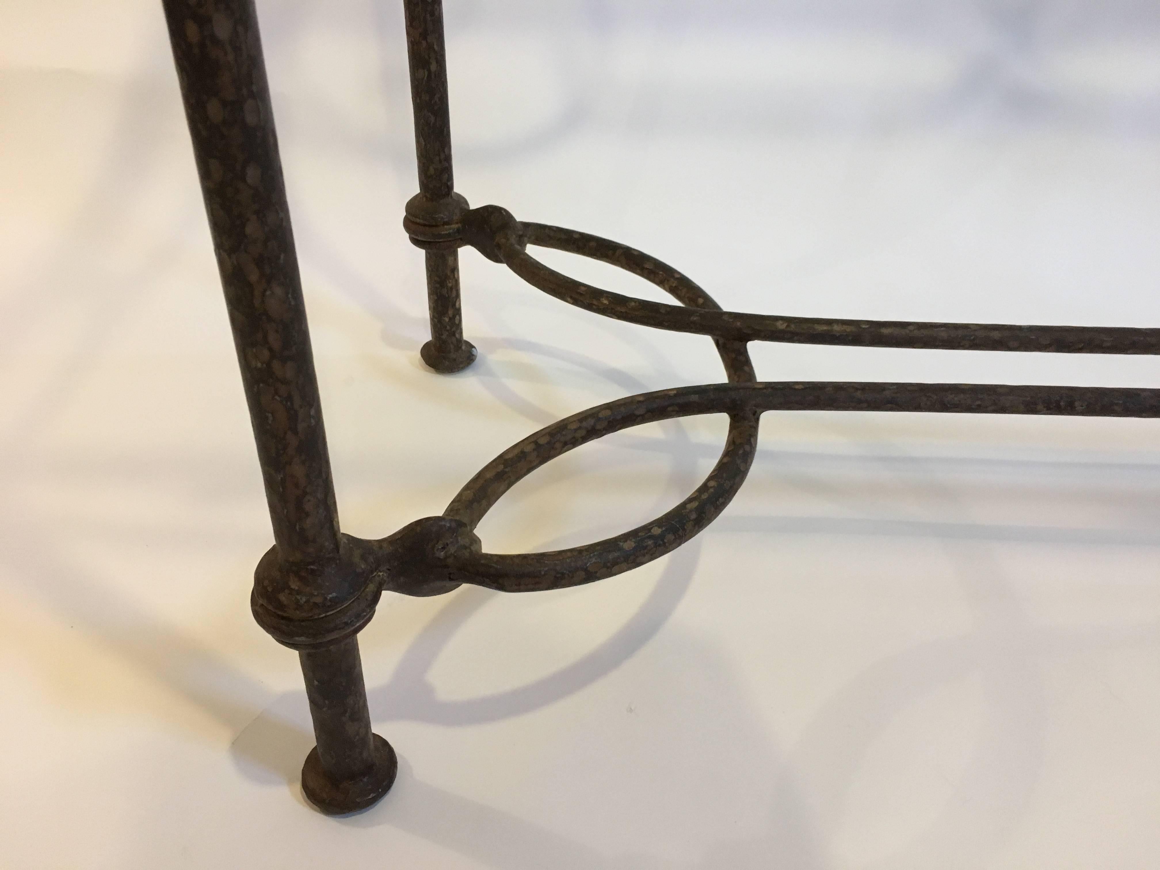 Wrought Iron Console Table 1
