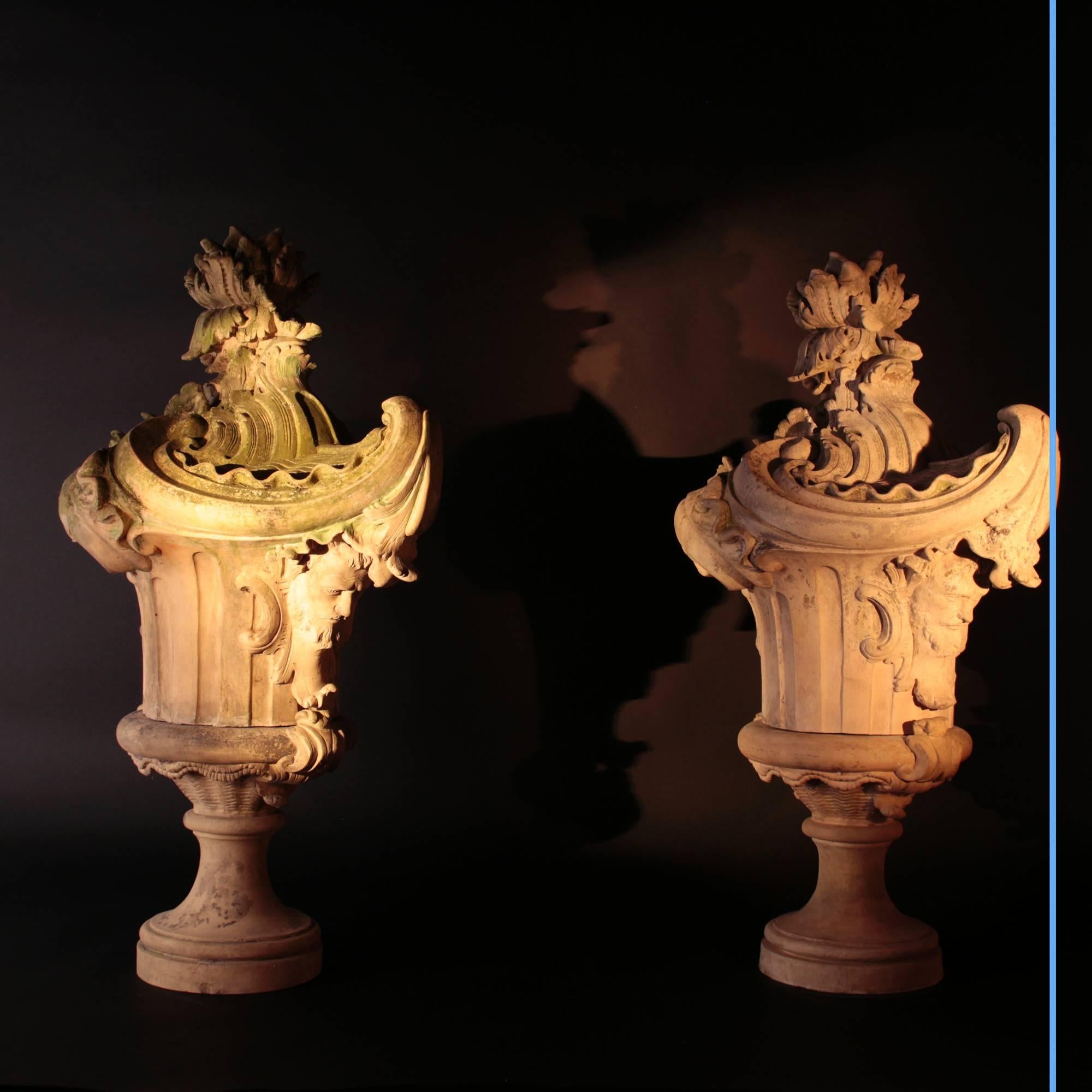 Rococo Revival Pair of Rococo Style 