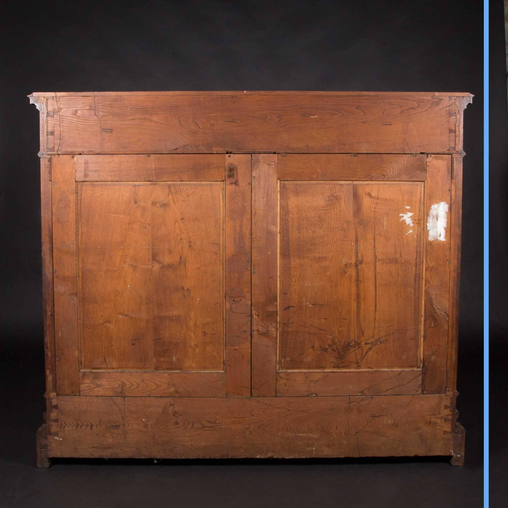 Late 19th Century Ernesto Petralli and Fratello Writing Desk-Bookcase, XIXth For Sale