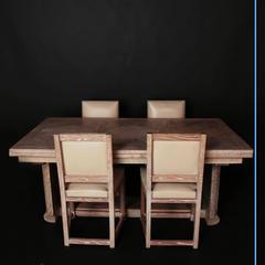 Original Colonial Dining Room Furniture, Marcel Cerf, 20th Century