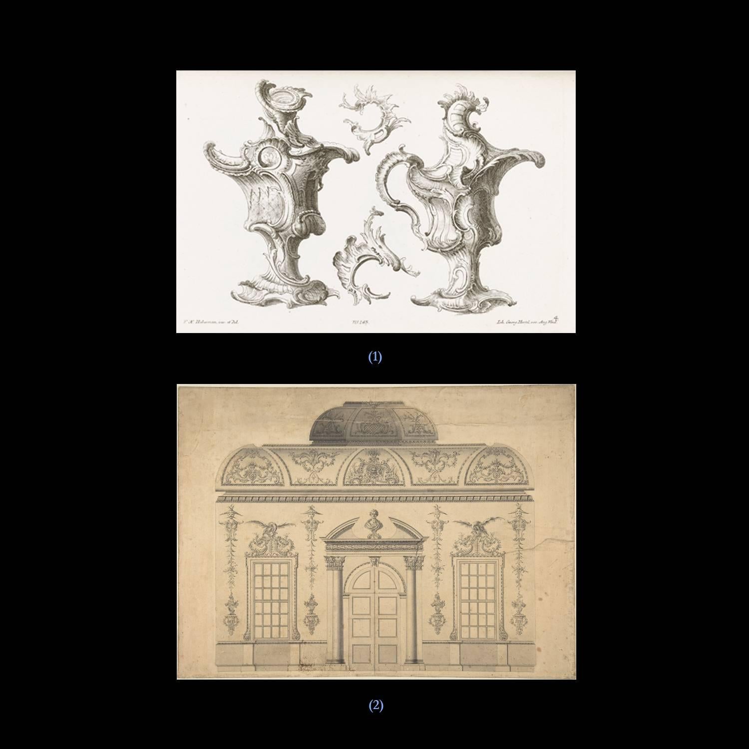 Pair of Rococo Style 