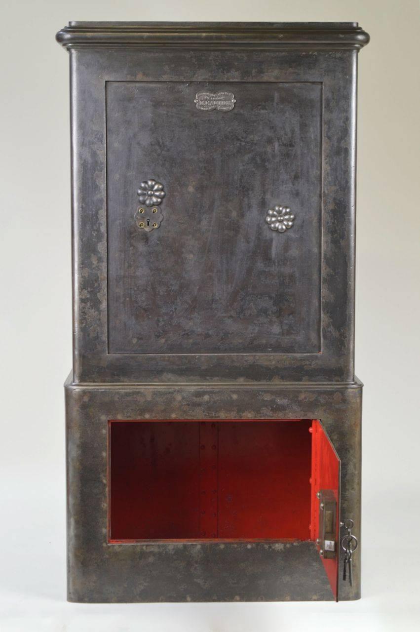 French Industrial Cast Iron Safe, circa 1920 3