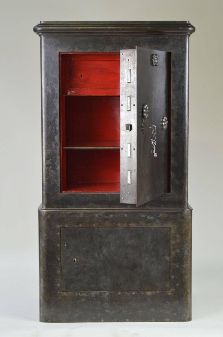 20th Century French Industrial Cast Iron Safe, circa 1920