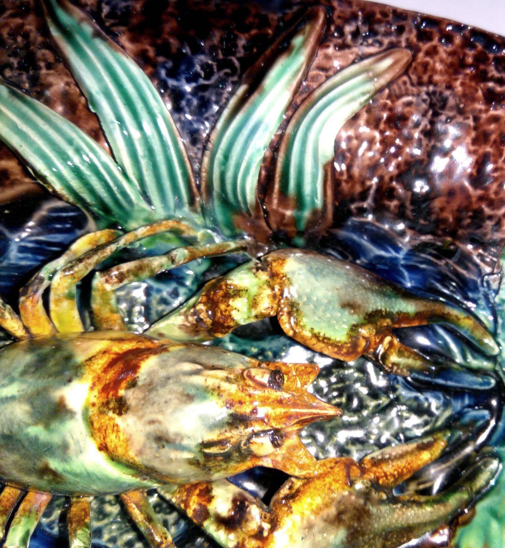 Thomas Victor Sergent-French Palissy Ware with Crayfish 2
