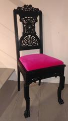 Set of Three 19th Century Asian Chairs in the Style of Viardot