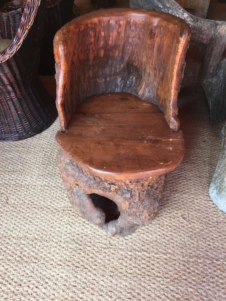 Tree Chair, Tree Trunk, circa 1950 at 1stDibs