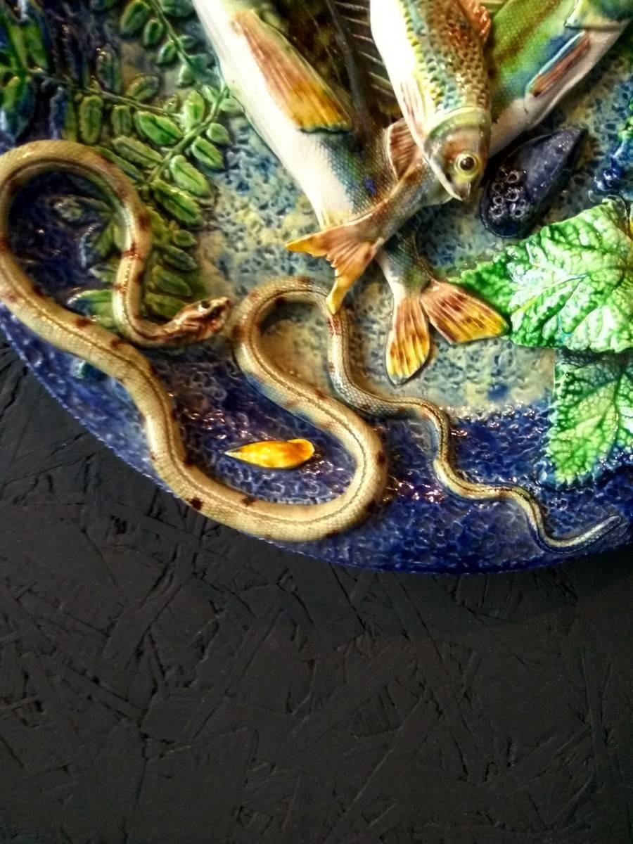 Inspired by the French Renaissance ceramist Bernard Palissy, Barbizet revived “rustiques figulines” in Paris, following the ceramists in Tours like Charles Jean Avisseau or Joseph Landais. Since the 1860s, his work was as beautiful in quality and