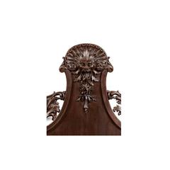 19th Century Carved Wood Jardinieres