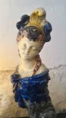 Thomas Sergent Palissy Ware 19th Century Inkwell